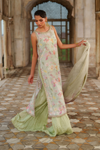 UE-549  Printed Chiffon - Iznik