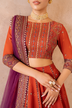 Embroidered Chiffon - Iznik