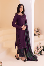 UE-257 Embroidered Lawn - Iznik