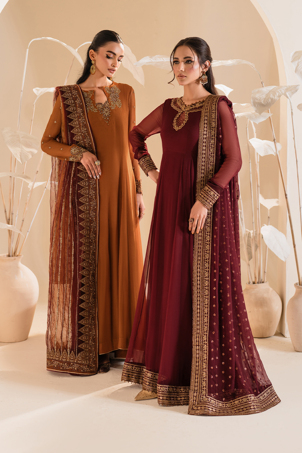 IP-285 Embroidered Chiffon - Iznik