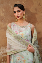 UE-549  Printed Chiffon - Iznik