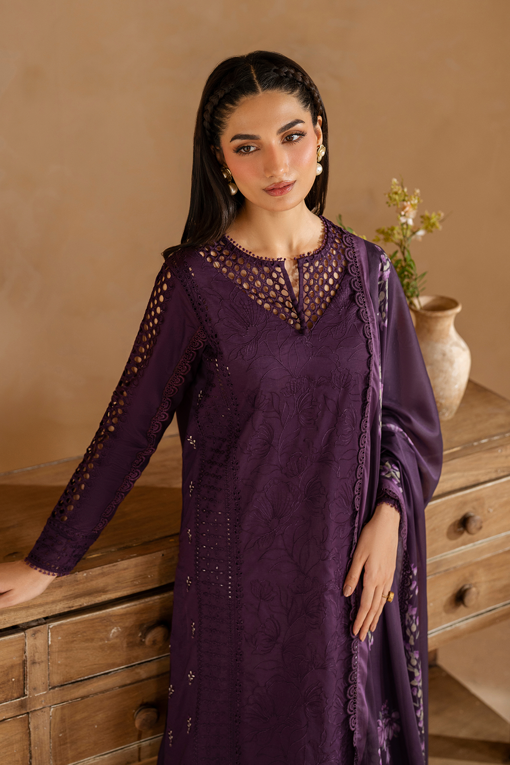 UE-481 Embroidered Lawn Secondary image
