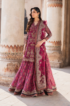 Embroidered Chiffon dress - Iznik