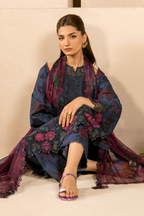 Embroidered Lawn dress - Iznik