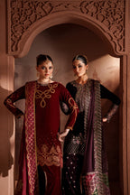 IV-61 Embroidered Velvet