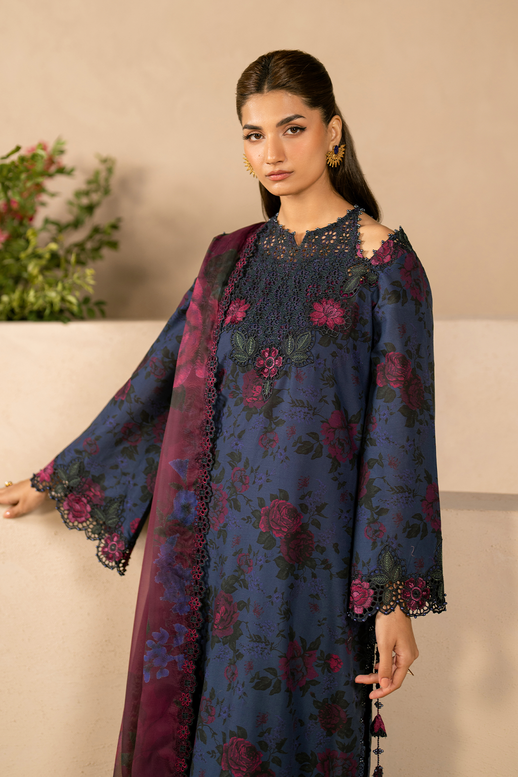 EFL-12 Embroidered Lawn