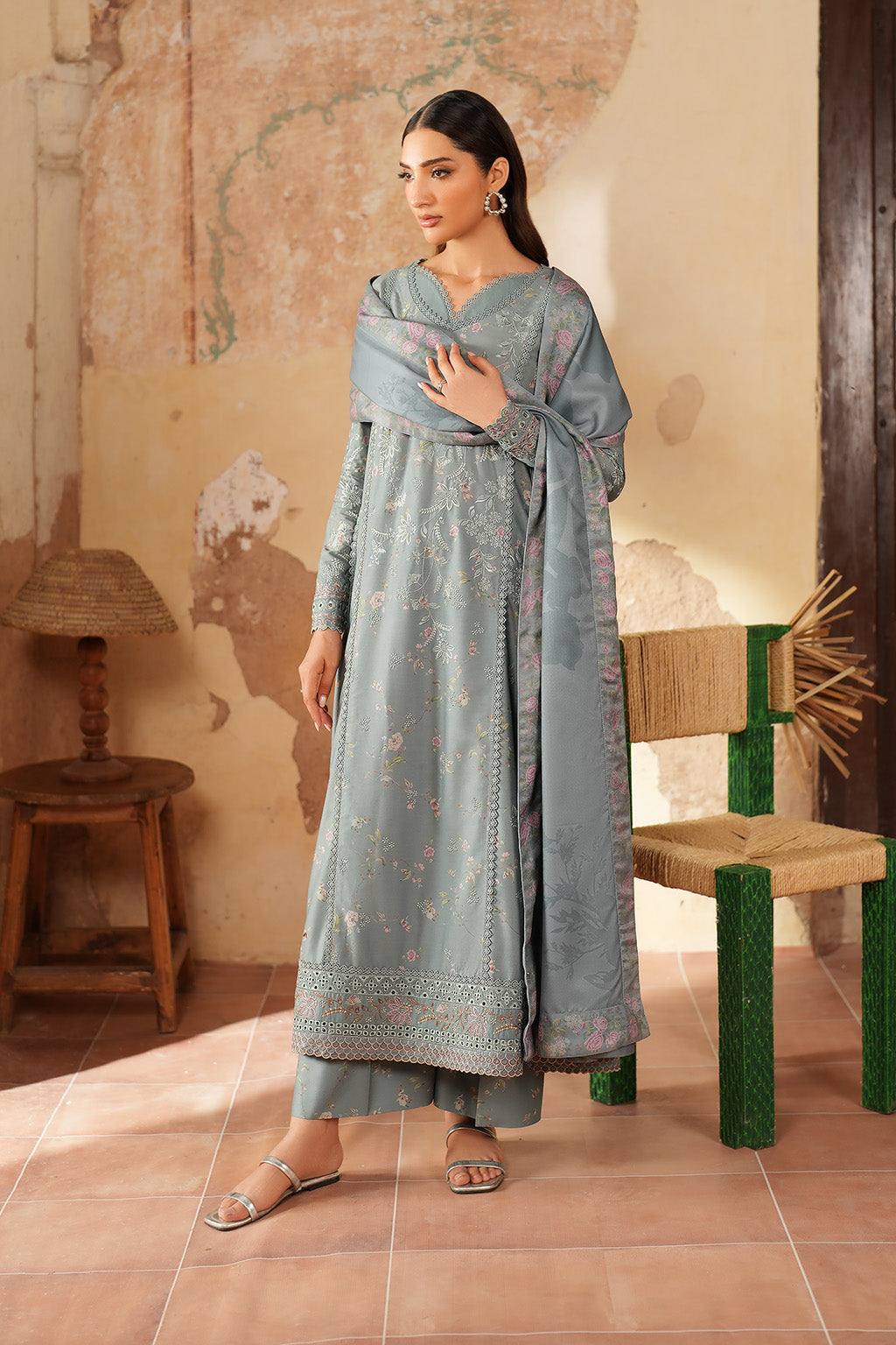 IPF-10  Embroidered Printed Linen