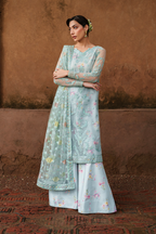 UE-535 Embroidered Net - Iznik