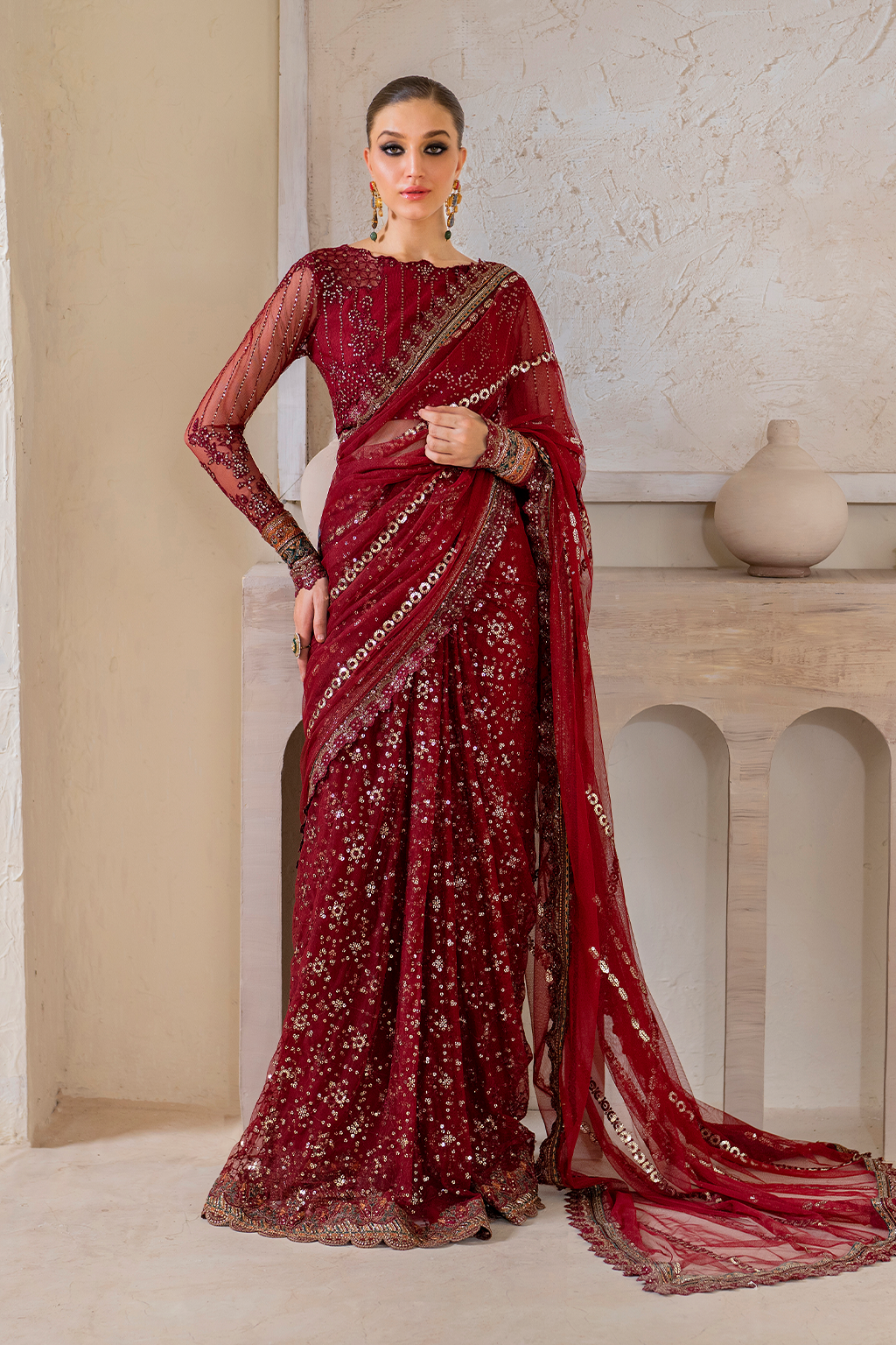 CC-49 Embroidered Net - Iznik Main image