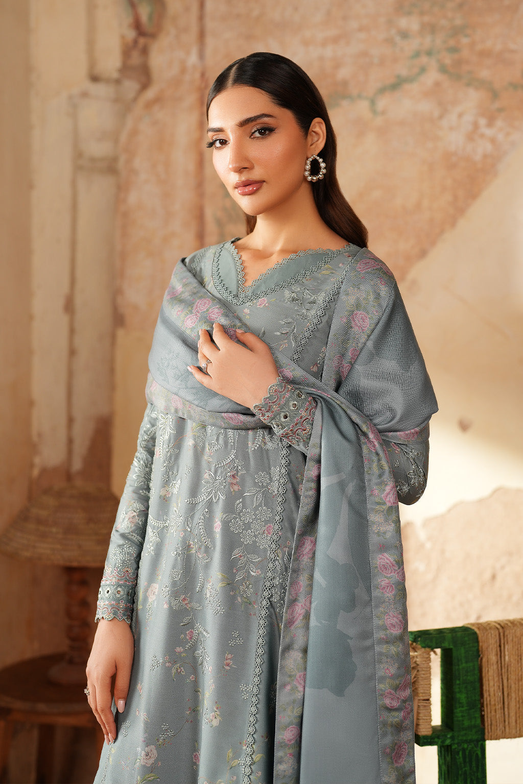 IPF-10  Embroidered Printed Linen