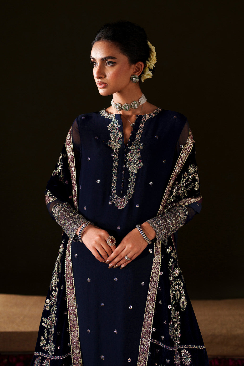 IV-76  Embroidered Velvet