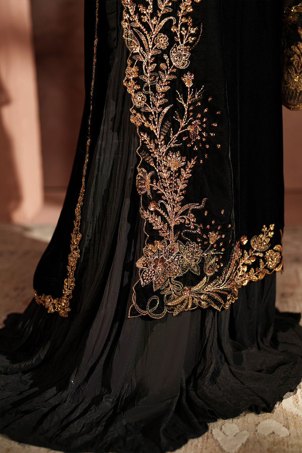 IV-62 Embroidered Velvet