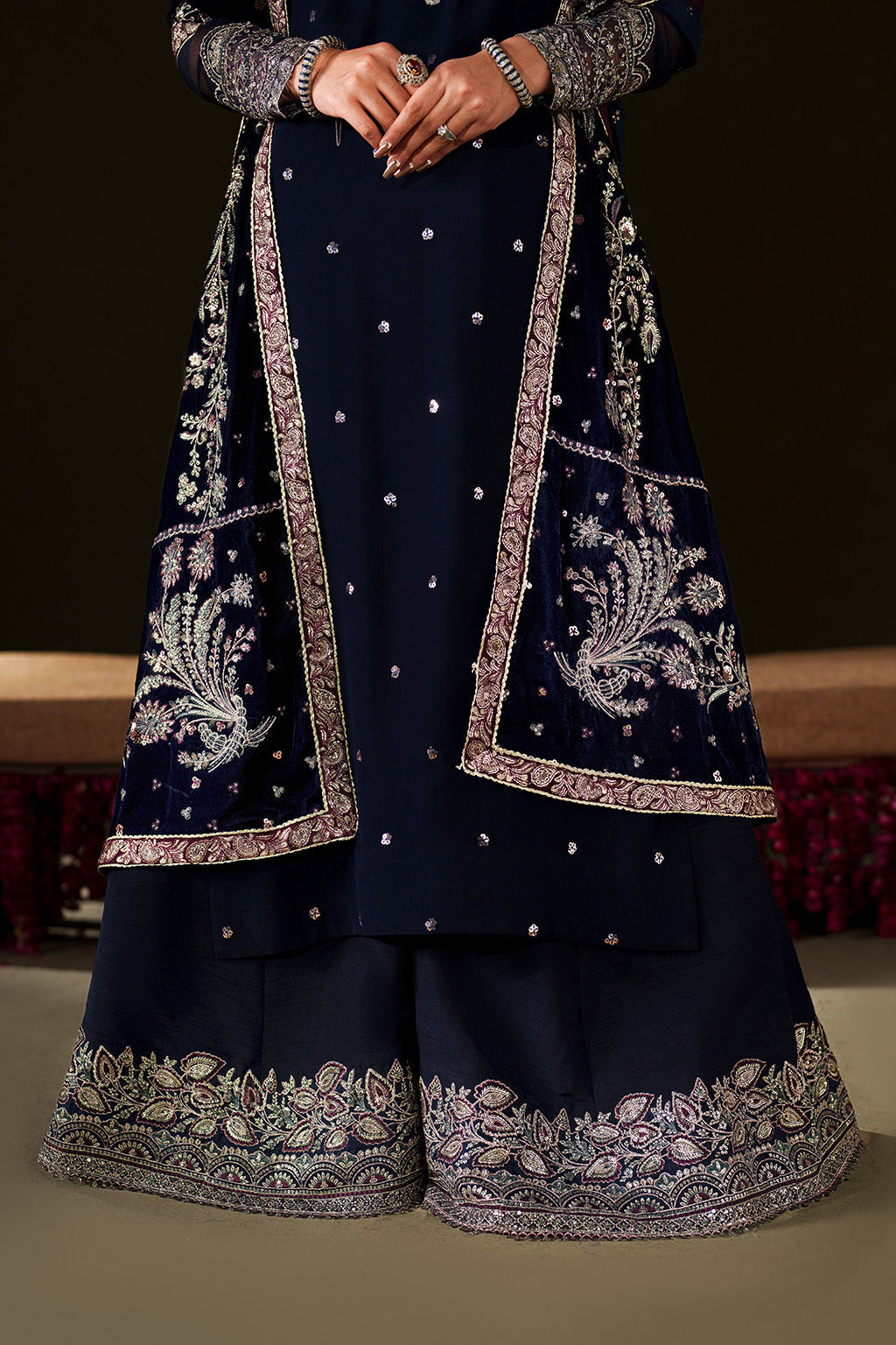 IV-76  Embroidered Velvet
