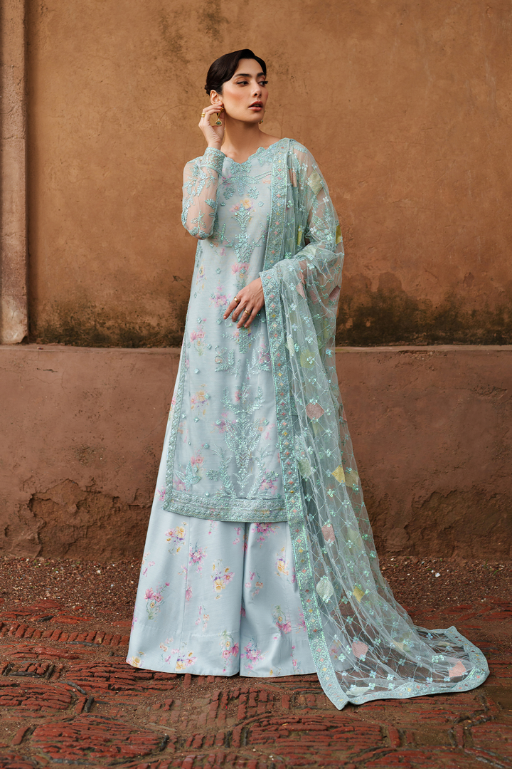UE-535 Embroidered Net - Iznik