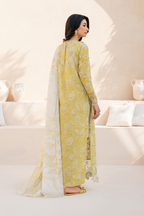 Embroidered Lawn dress - Iznik
