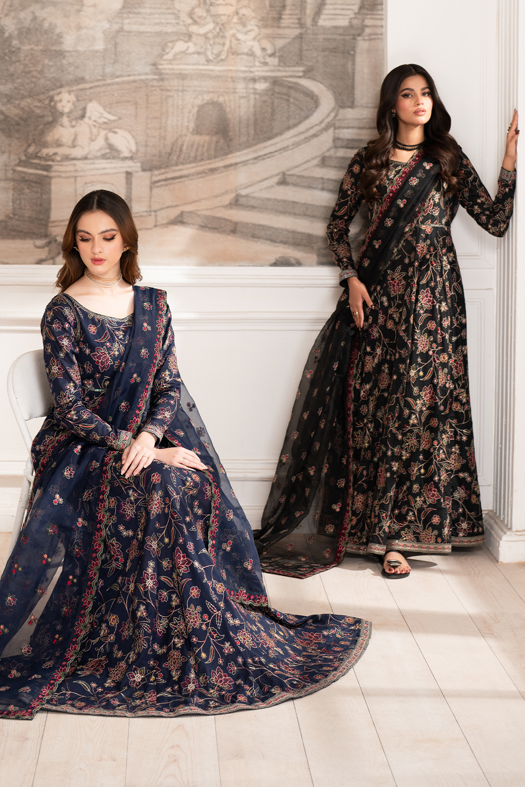 Embroidered Lawn - Iznik