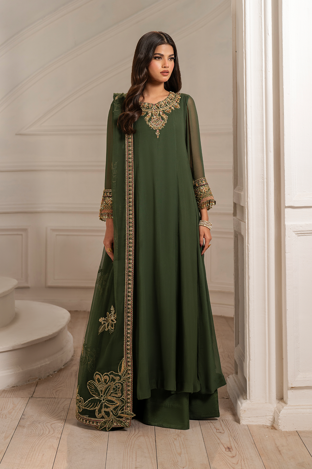 UE-416 Embroidered Chiffon Main image