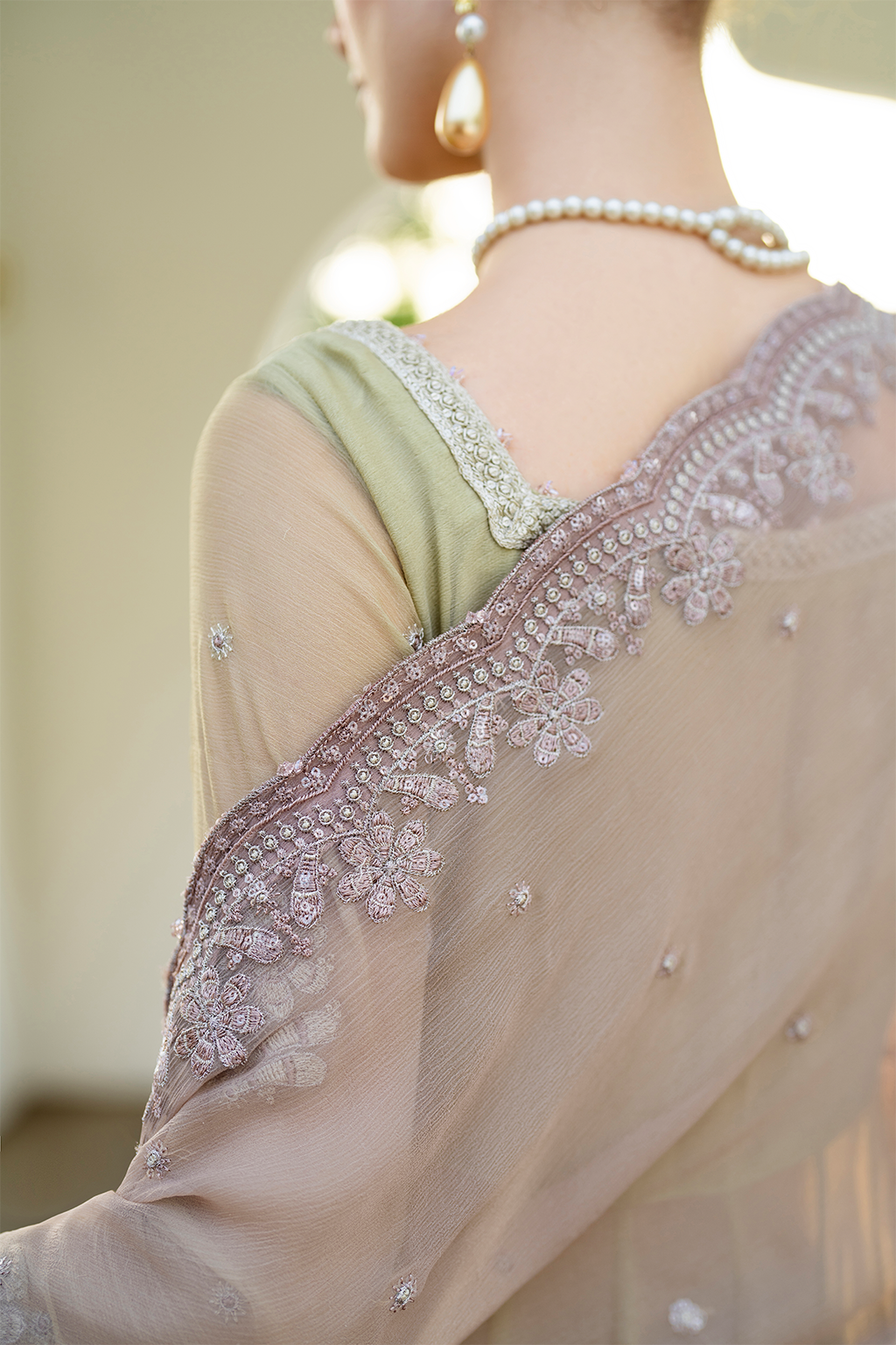 CC-68 Embroidered Chiffon