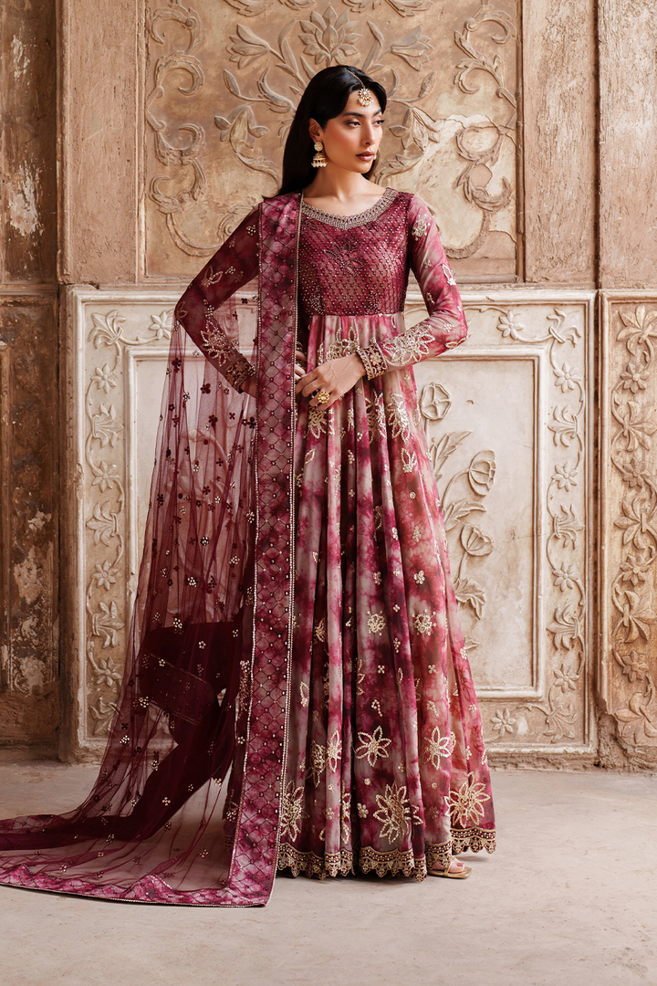 UE-533 Printed Chiffon - Iznik