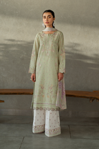 UE-405 Embroidered Lawn - Iznik