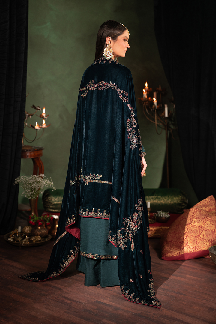 IV-50 Embroidered Velvet - Iznik
