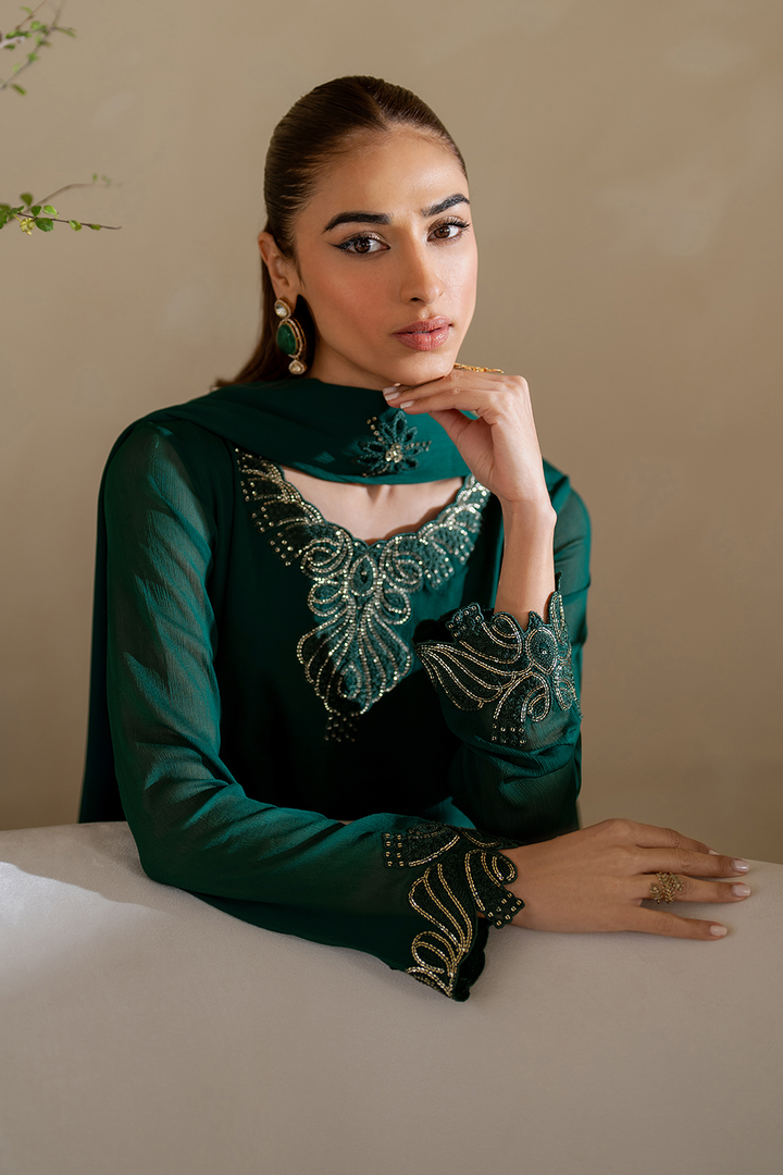 CC-56 Dyed Chiffon - Iznik