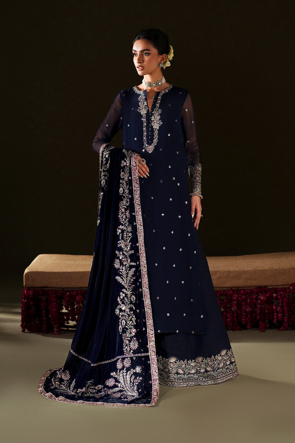 IV-76  Embroidered Velvet