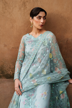 UE-535 Embroidered Net - Iznik