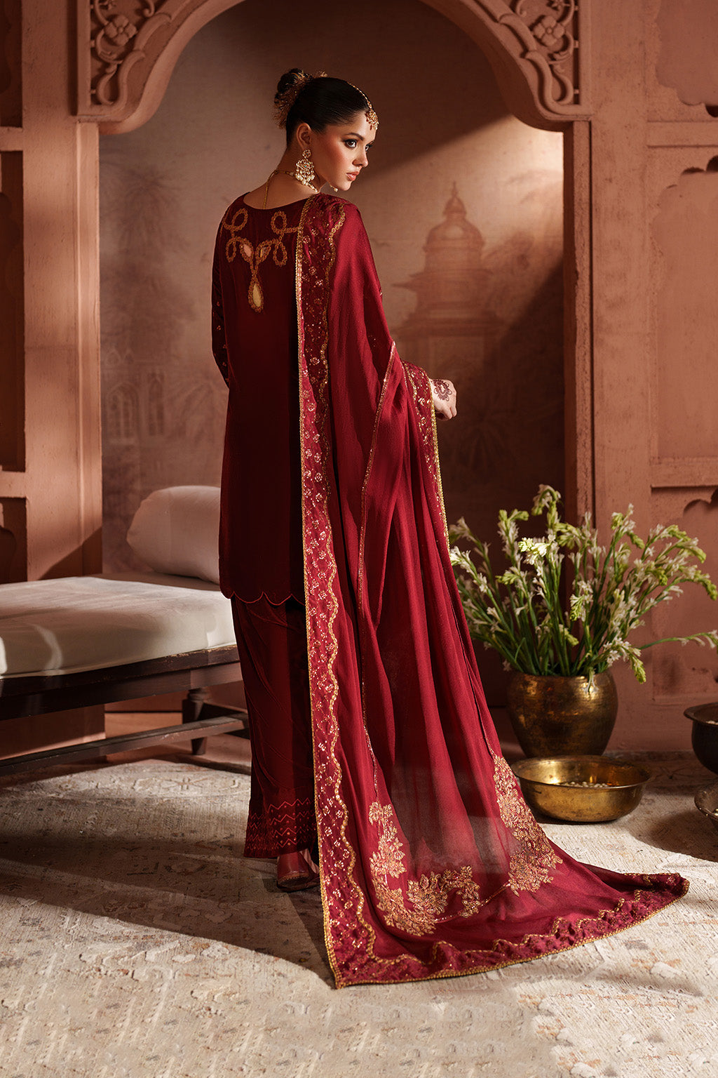 IV-58 Embroidered Velvet