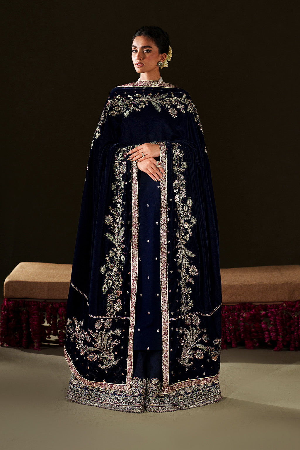 IV-76  Embroidered Velvet