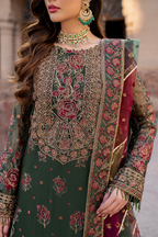 Embroidered Chiffon - Iznik
