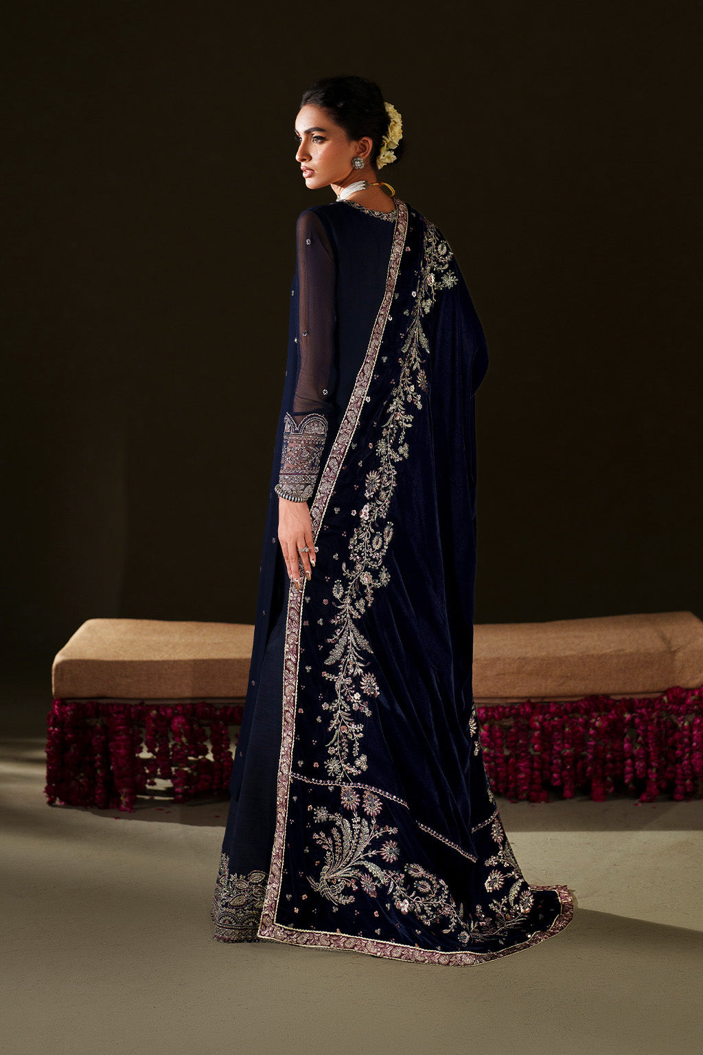 IV-76  Embroidered Velvet