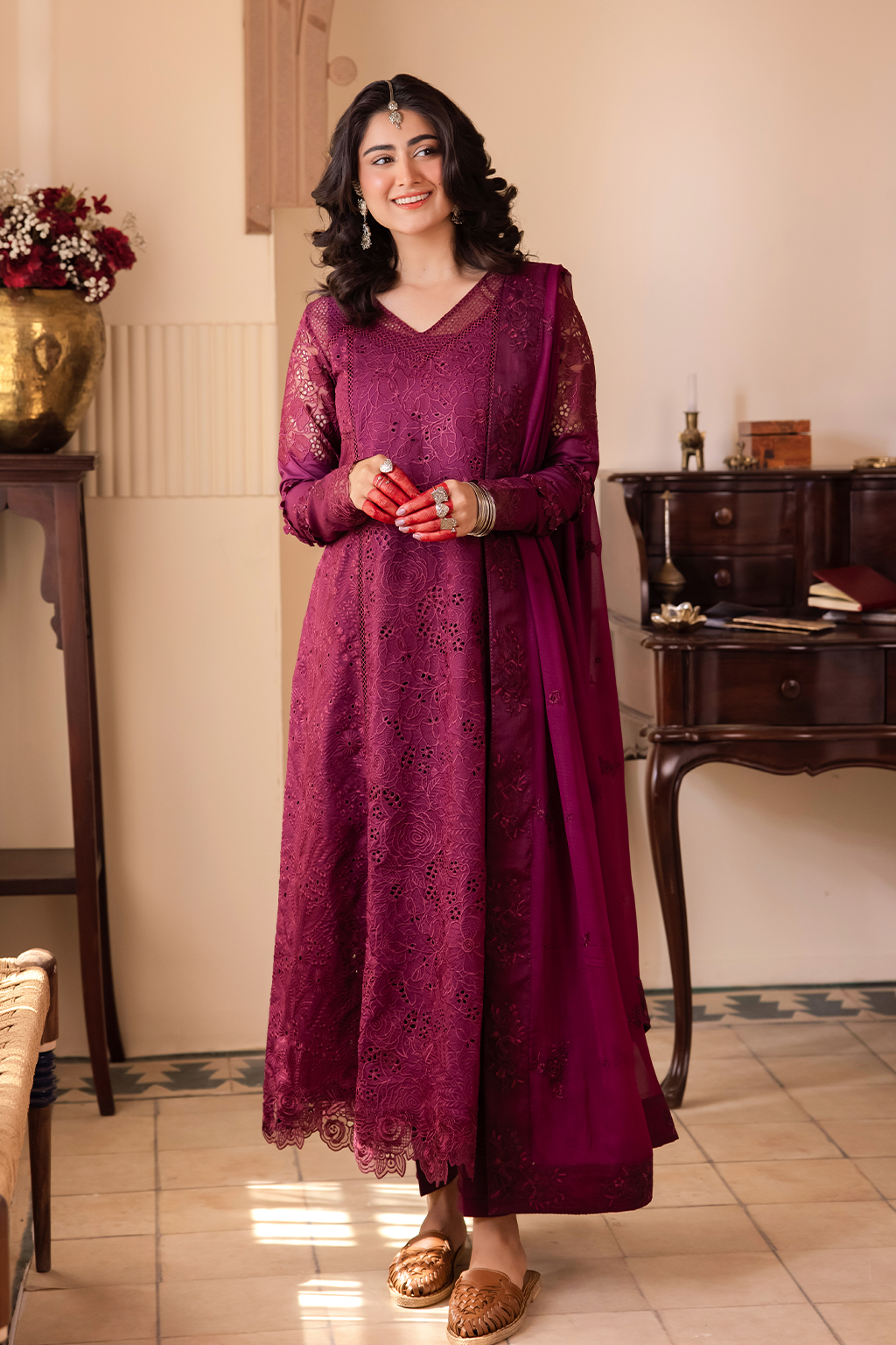 NKG-11  Embroidered Lawn - Iznik