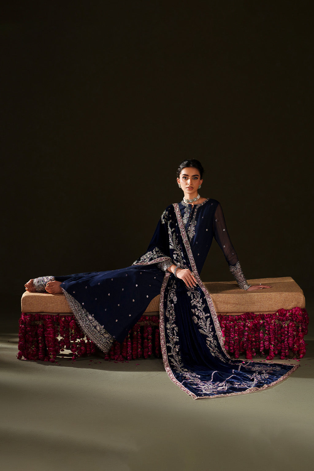 IV-76  Embroidered Velvet