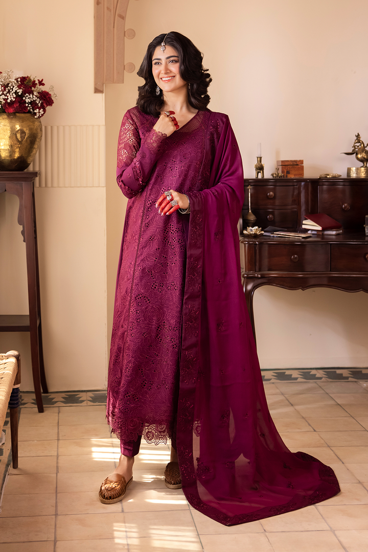 NKG-11  Embroidered Lawn - Iznik