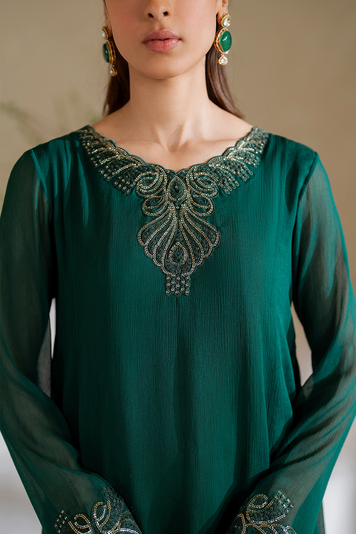 CC-56 Dyed Chiffon - Iznik