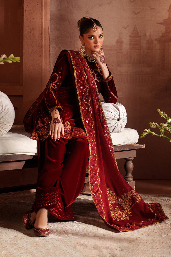 IV-58 Embroidered Velvet
