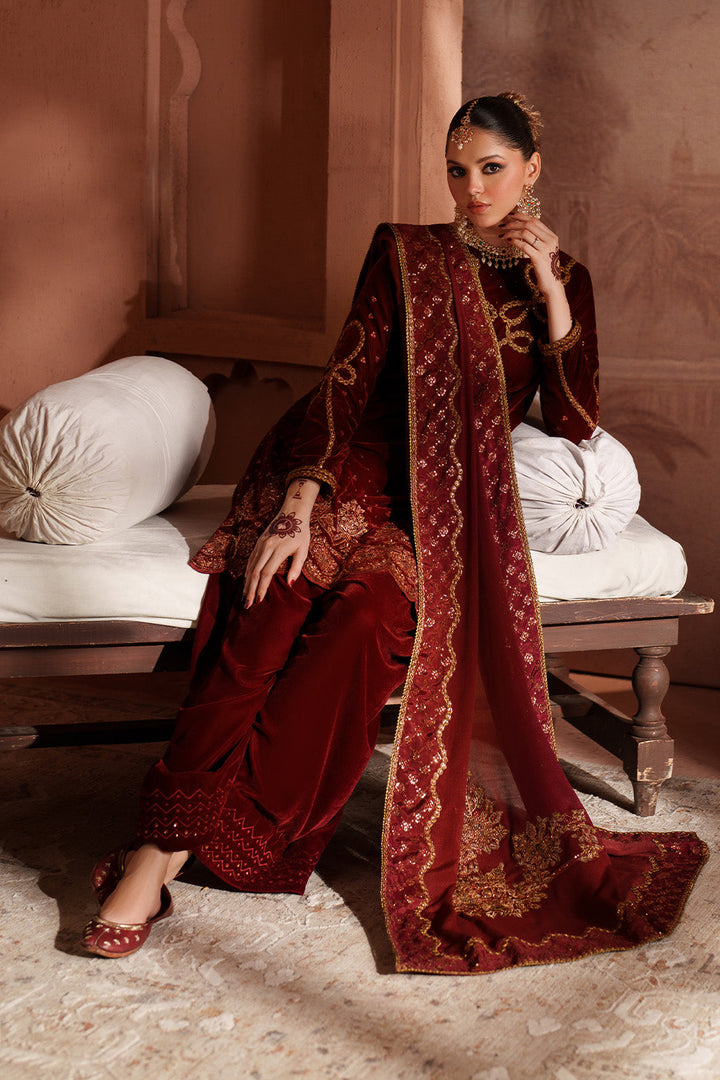 IV-58 Embroidered Velvet