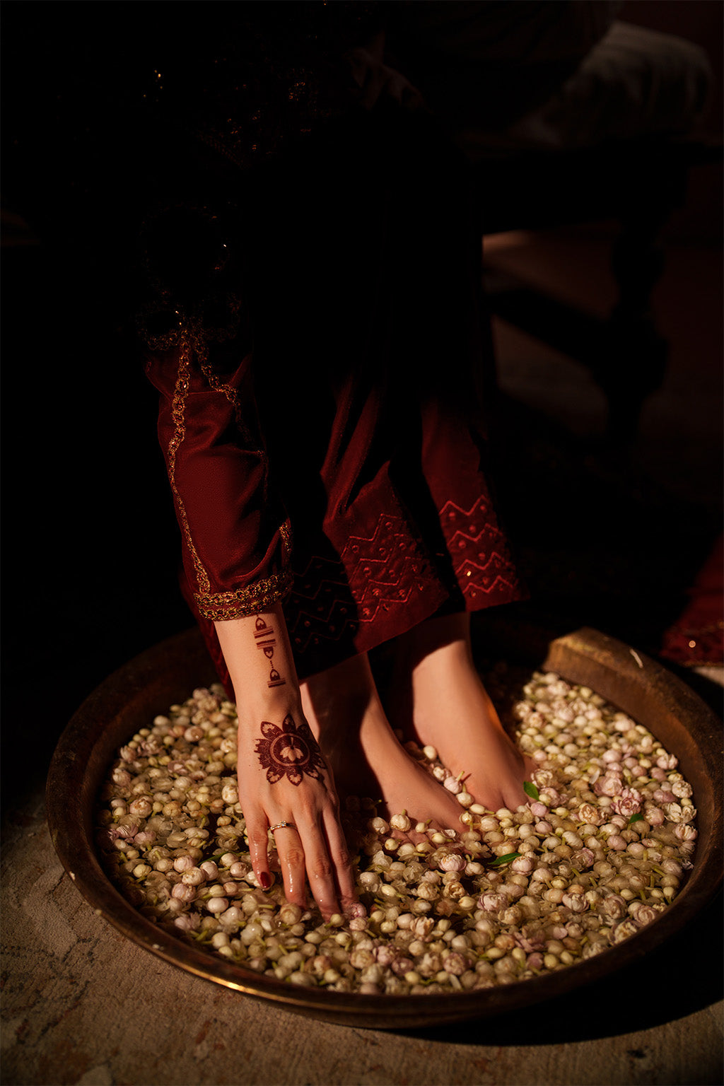 IV-58 Embroidered Velvet