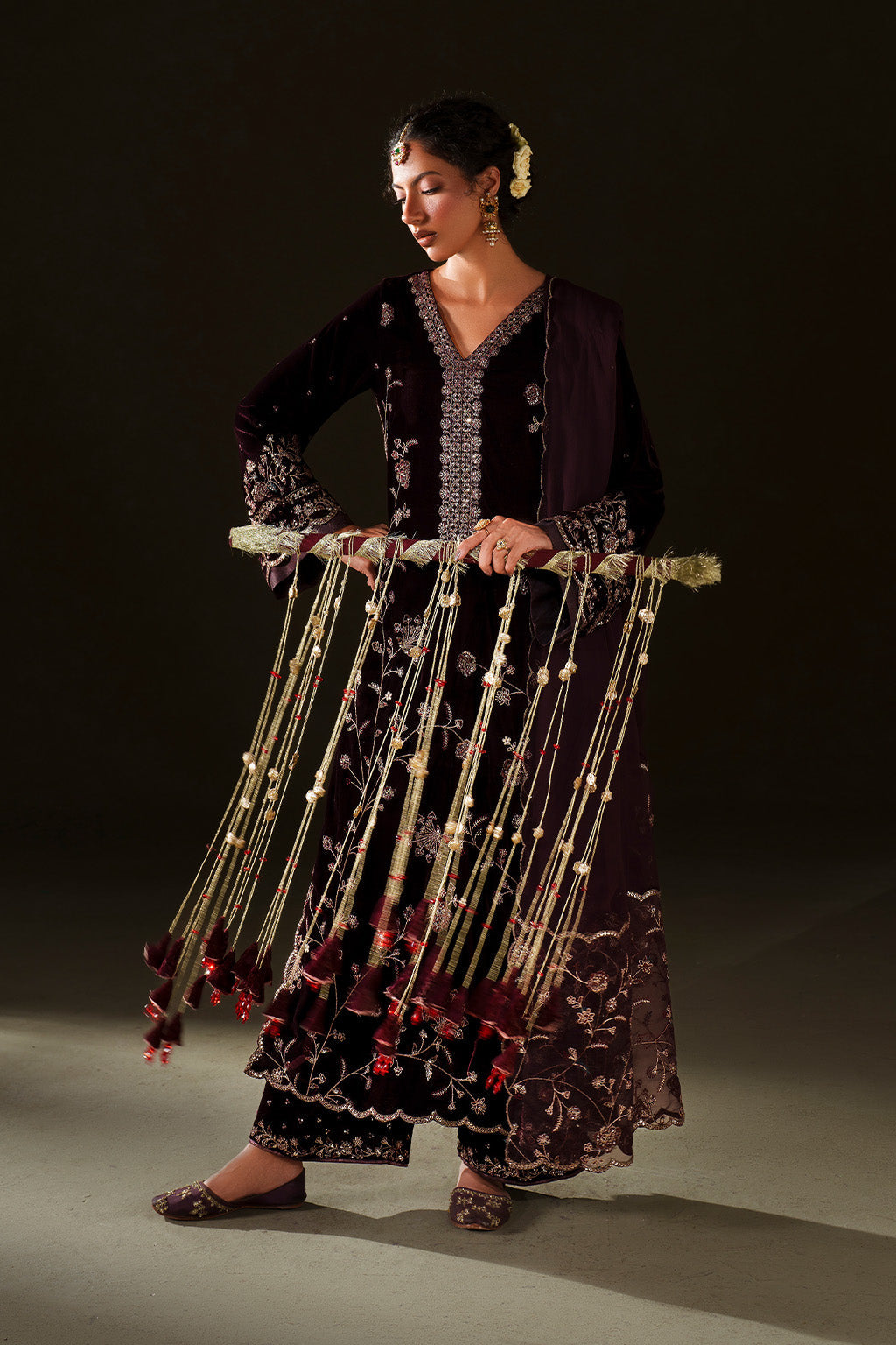 IV-70  Embroidered Velvet