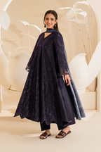 UE-427 Embroidered Textured Lawn - Iznik