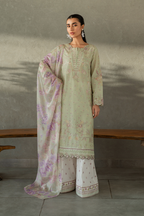UE-405 Embroidered Lawn - Iznik