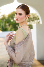 CC-68 Embroidered Chiffon - Iznik
