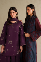 UE-576 Embroidered Khaddar - Iznik