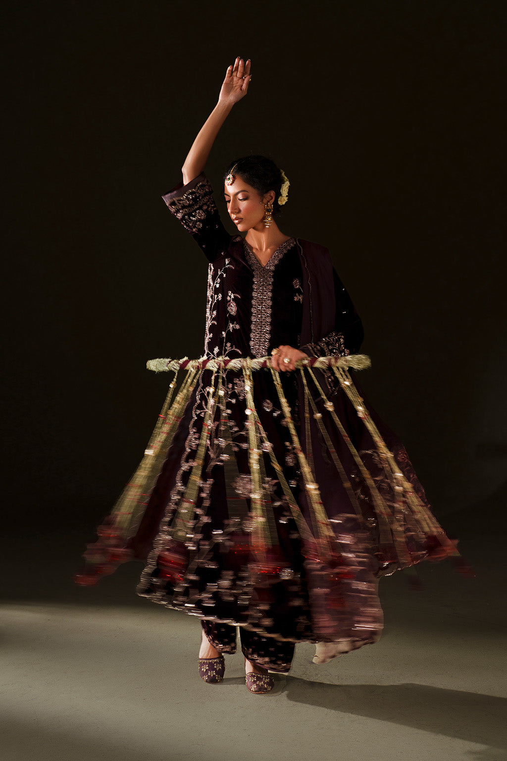 IV-70  Embroidered Velvet