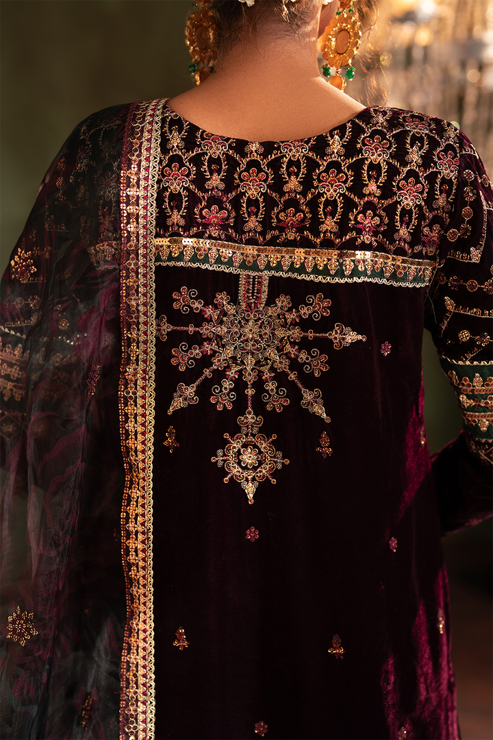 IV-43 Embroidered Velvet - Iznik