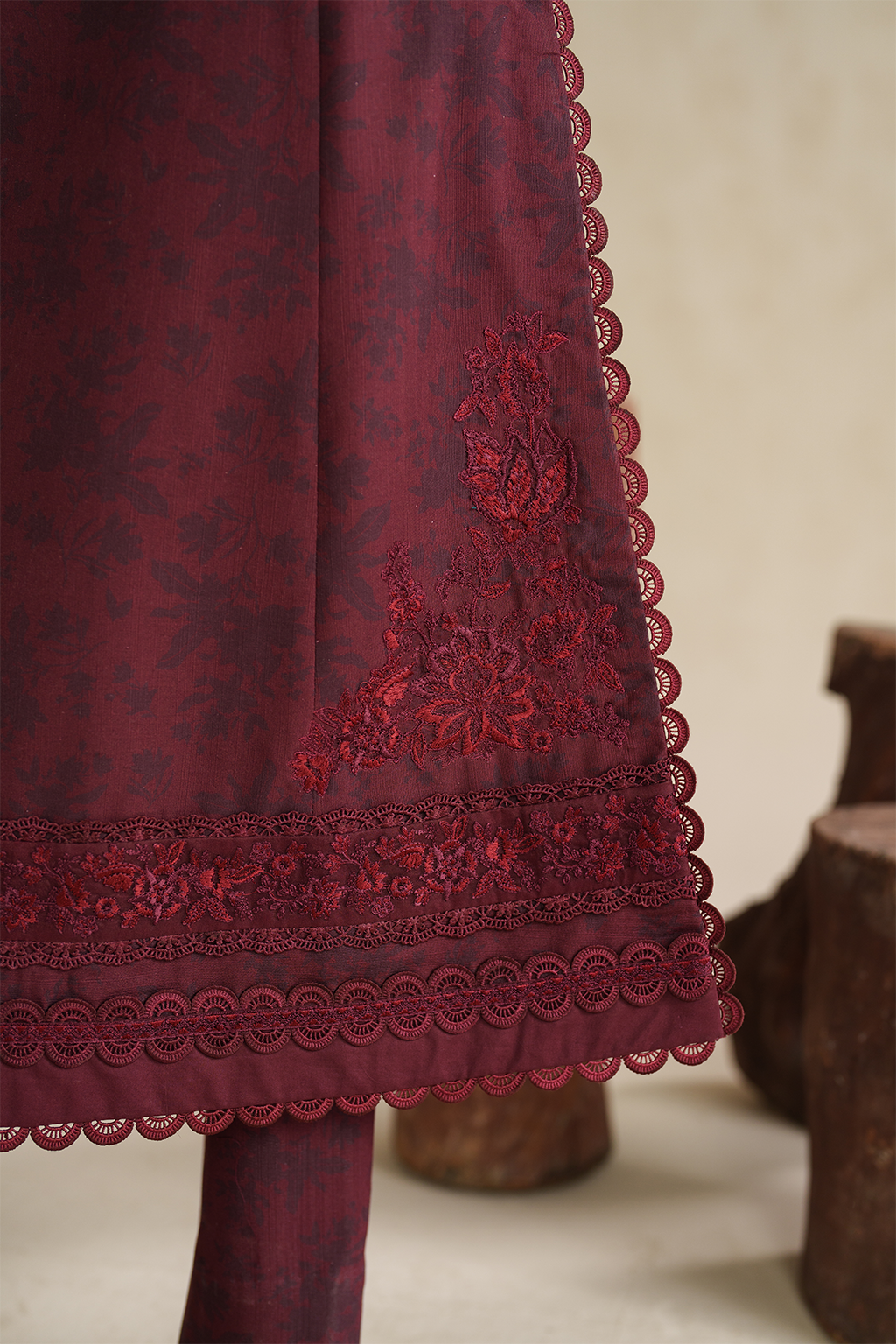 UE-590  Printed Khaddar