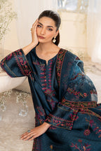 UE-379 Embroidered Pure Jacquard Silk