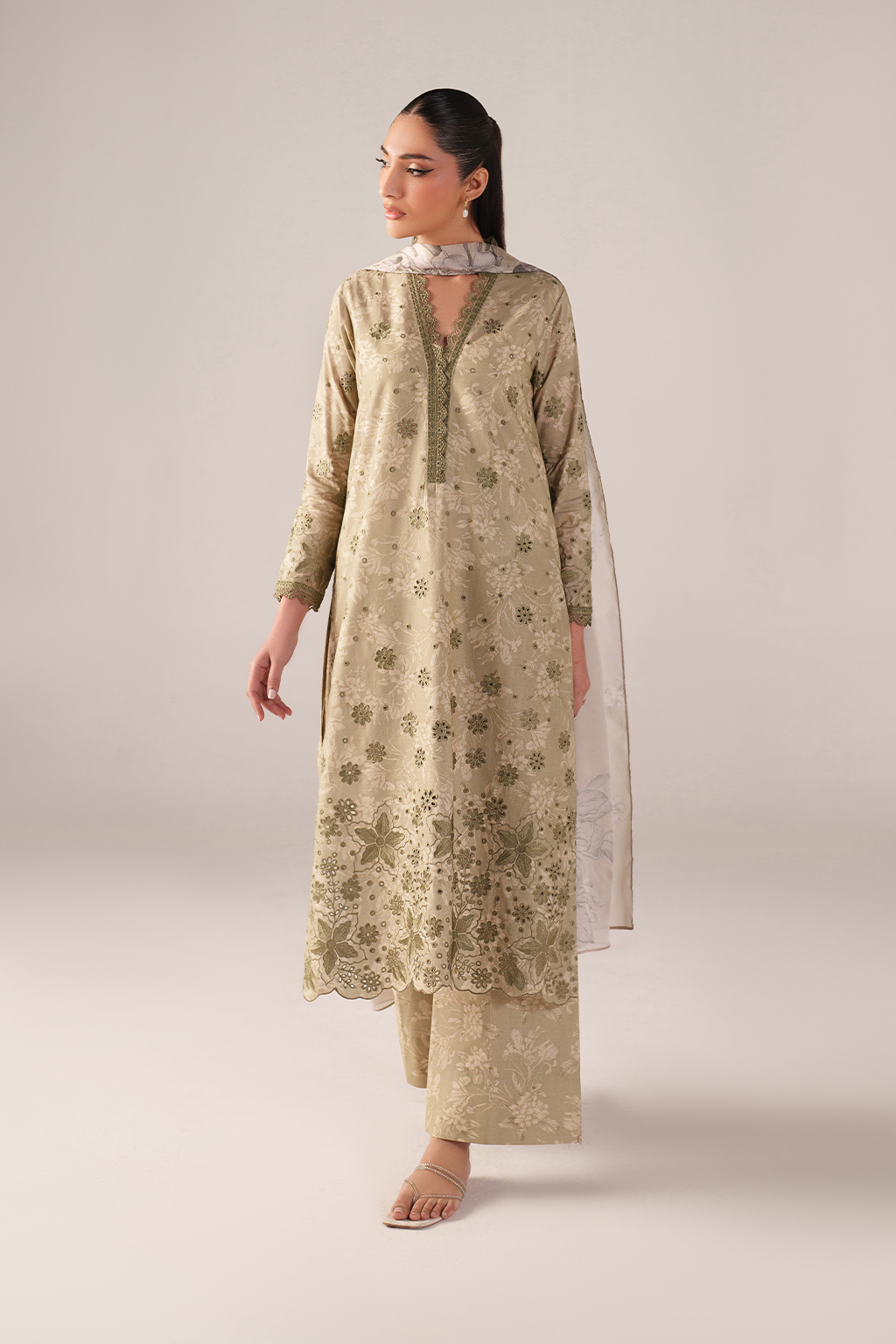 SS-07 Embroidered Lawn