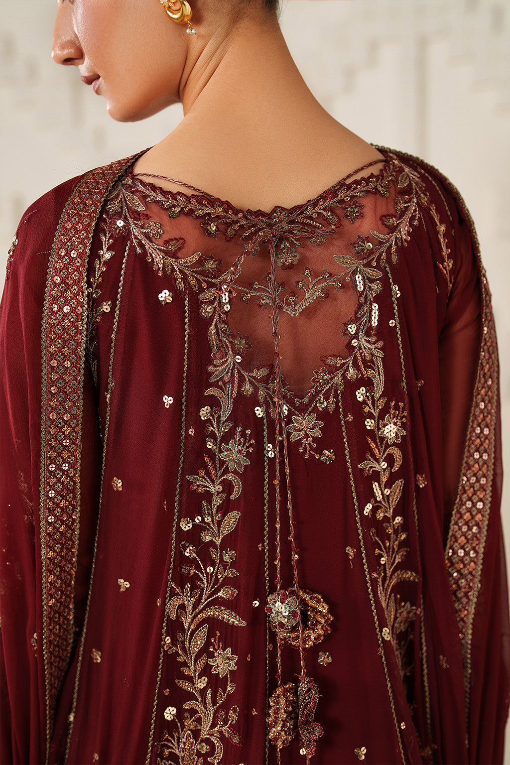 UE-622 Embroidered Chiffon